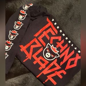 Techno Blade long sleeve concert tee Sz small